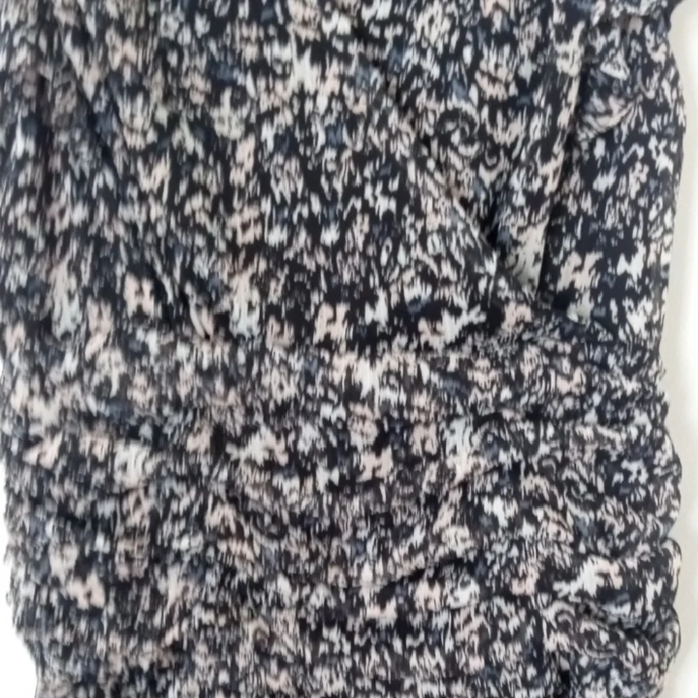 Elegant Black And Multi Color Midi Dress - Picture 8 of 15